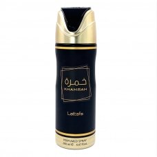 Lattafa Khamrah deodorant (The aroma is close Killian Angels' Share).