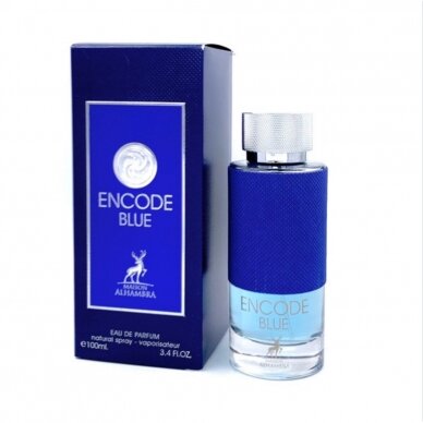 Maison Alhambra Encode Blue ( Aromatas artimas Mont Blanc EXPLORER Ultra Blue).